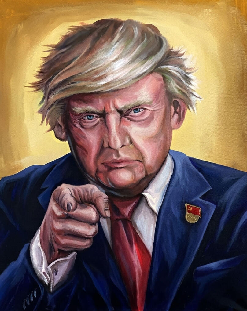 I Want You! 2020 18x24in Acrylic on canvas $2000
