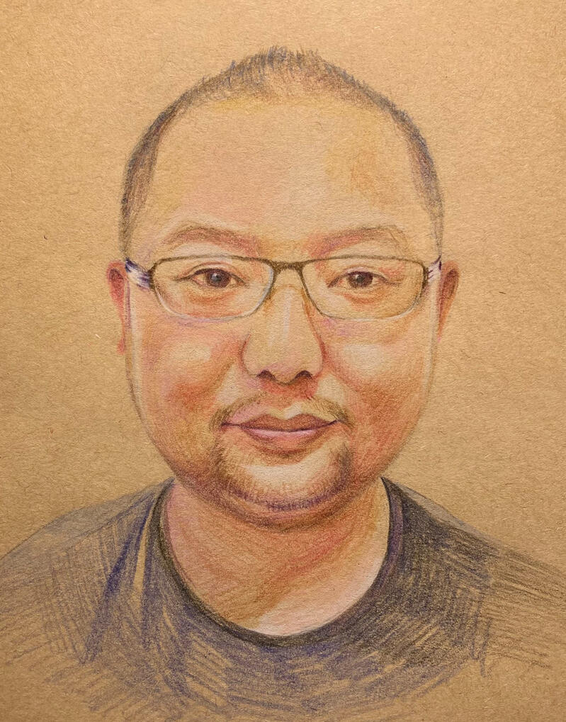 An Honest Soul 2020 5x7in Colored Pencils on Kraft Paper Sold
